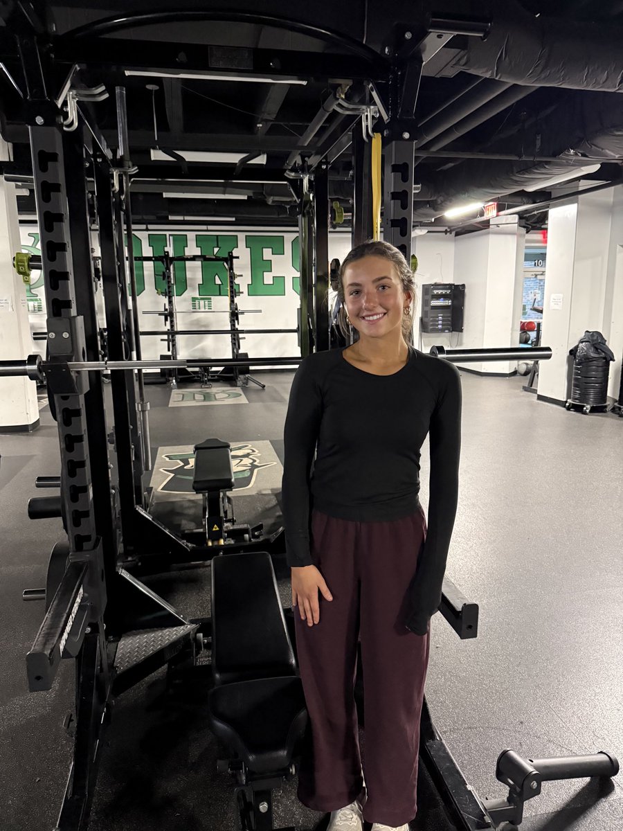ydsoftball's tweet photo. Tuesday’s Duke of the morning was Myka! Bring it on -she’s not wasting any time! @MykaMaty11 #WeAreDukes https://t.co/W9Ow453WjQ