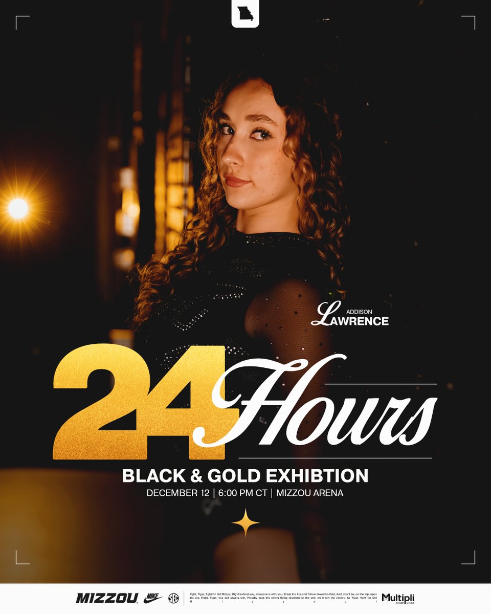 Only 2⃣4⃣ hours until we're back in Mizzou Arena ✨

#MIZ🐯