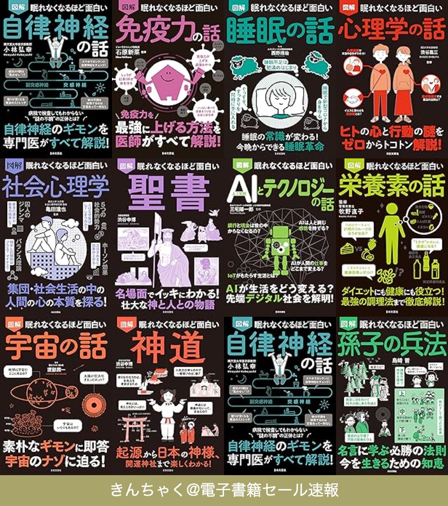 眠れなくなるほど面白い」図解シリーズが、Kindleでまとめて199円