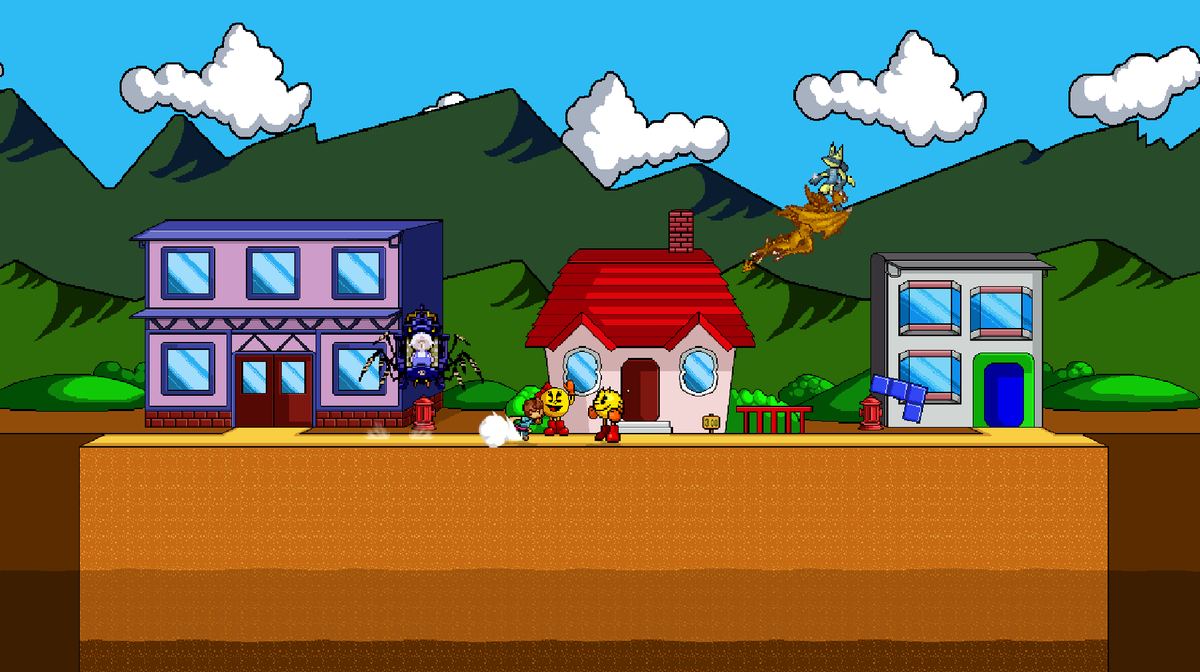 In the world of Smash, size does matter! Both Yoshi's Story &amp; Pac-Land stages have been resized to get rid of the extra, unwanted space. This makes the stage more suitable for controlled chaos that doesn't take away from the fun. Credit to Axem Red for the resize.