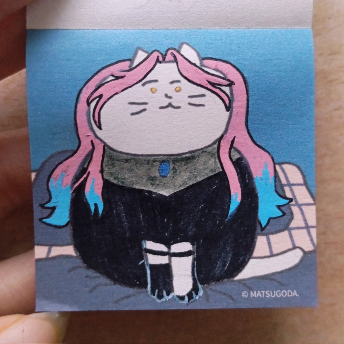 ab5bd9_'s tweet photo. i have these tiny sticky notes, which i don't think i can note anything with, so i did these https://t.co/tgrRr5uTAD