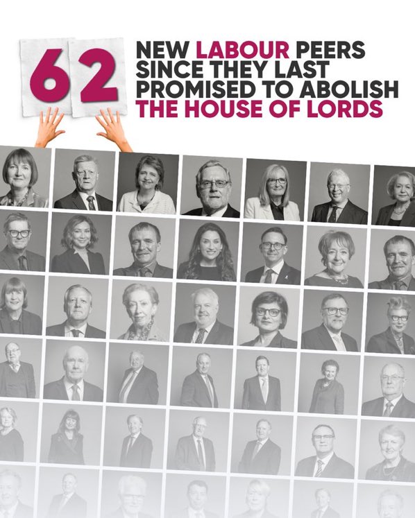 WhiskyElf's tweet photo. What limp labour 🥀 promise, and what they actually do, are two completely different things.

Abolish the lords?
Naw.
Add more of their own.

#dissolvethecorruptunion

#voteSNP in May 2026 for a fairer, more equal society https://t.co/GwYo1Jwmid