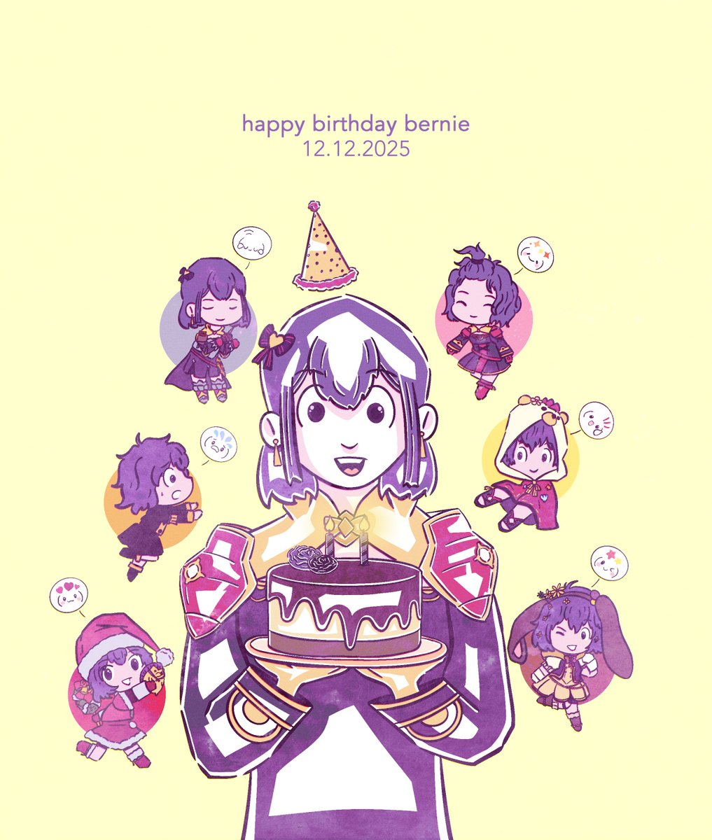 hbrns_'s tweet image. happy birthday bernadetta! 12.12.25

#FE3H