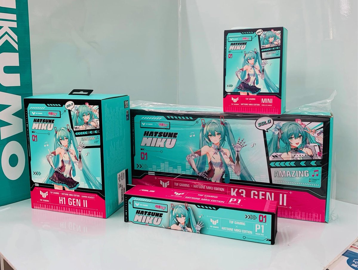 本店Ⅱ2F】 🦉ASUS TUF Gaming x 初音ミク🎵 🎧H1 Gen II Hatsune Miku