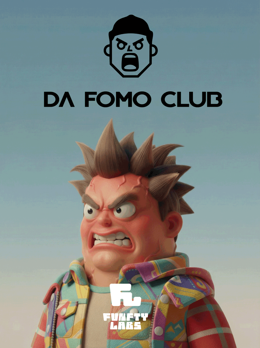 funftylabs's tweet photo. Zoom in. This is the quality standard for Da Fomo Club. Every piece is a unique 1/1 digital sculpture. The detail is non-negotiable. #NFTs https://t.co/WFyQFITf8W