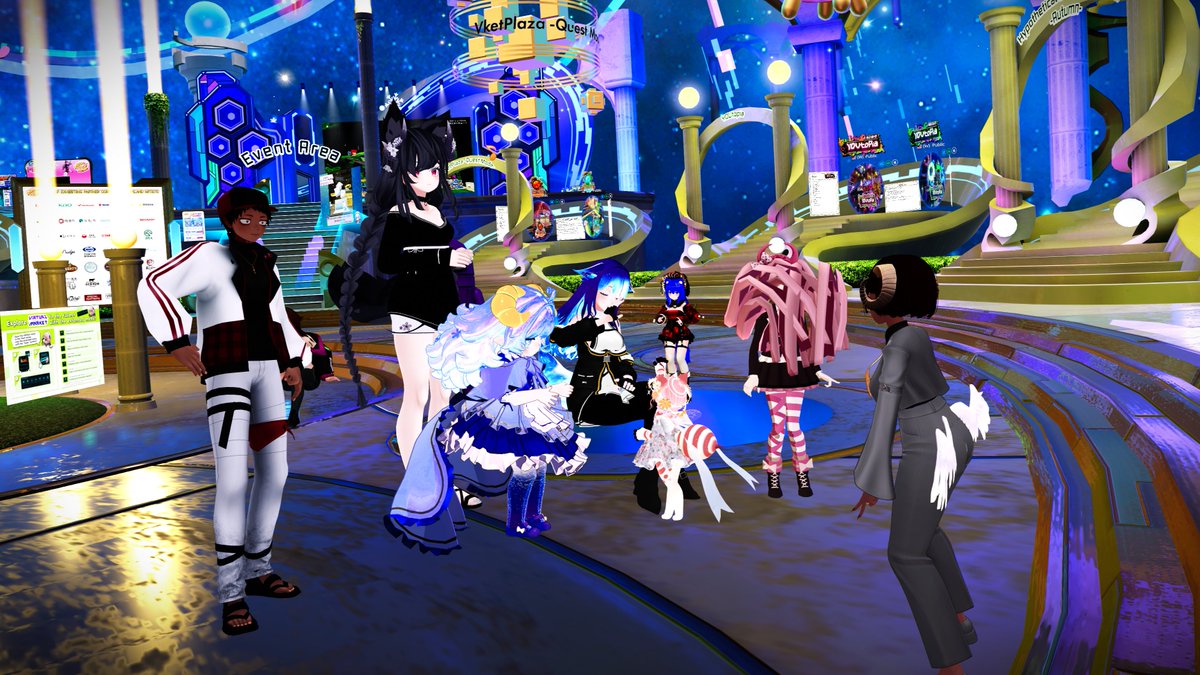 <a href="/enVket/">Virtual Market - Global</a> <a href="/kotora_aqbi/">胡虎あくび 🔜 Vketアンバサダー🌟 12/20 VketReal出展🤟</a> <a href="/stella_ariake/">有明ステラ🌟🐺</a> <a href="/TRK_vrc/">TRK(とろき)</a> <a href="/KyudoMaple/">Kyudo🏹🍁Vket GA🍁VTuber</a> <a href="/Sinrith_vrc/">Sinrith</a> <a href="/MrIvanovichh/">El Ivanovichh</a> <a href="/Meka_Mart/">Mekamart</a> <a href="/pabloscornerr/">PablosCorner</a> <a href="/mono_monet/">mono monet💭🎨</a> <a href="/SawaeMika/">さわえみか/Sawae Mika</a> <a href="/ShadowriverVR/">Shadowriver@VRC</a> <a href="/Les_Gribouilles/">Madame Kana │VReporter 🌍🏳️‍⚧️🇵🇸│</a> <a href="/Riku7302/">RIKU_730</a> <a href="/nopied_/">Nopied◎</a> <a href="/Toraccel_/">Sierra | Toraccel 🏎️🐯</a> <a href="/Skulls_VT/">Skulls Nightshade 💜👑✨ Dark Idol VTuber</a> <a href="/DyLhun/">Lhun</a> <a href="/reiReikaVRC/">rei.reikaVRC</a> <a href="/ShifterKei/">Keioko Matsukaze</a> <a href="/jellekayen/">Kaerun 🐸📸</a> <a href="/CN_raid/">ライド 🦏🥷</a> 🌈#Vket Fashion Tours 01🌈
Thank you to everyone who joined us! We explored the main area and the 2 Parareal Worlds!

First was the Entrance to appreciate the hard working people that made this Vket Possible!

youtube.com/watch?v=L88z6a…

x.com/AstrixZVR/stat…

#VketPhoto #vrchat