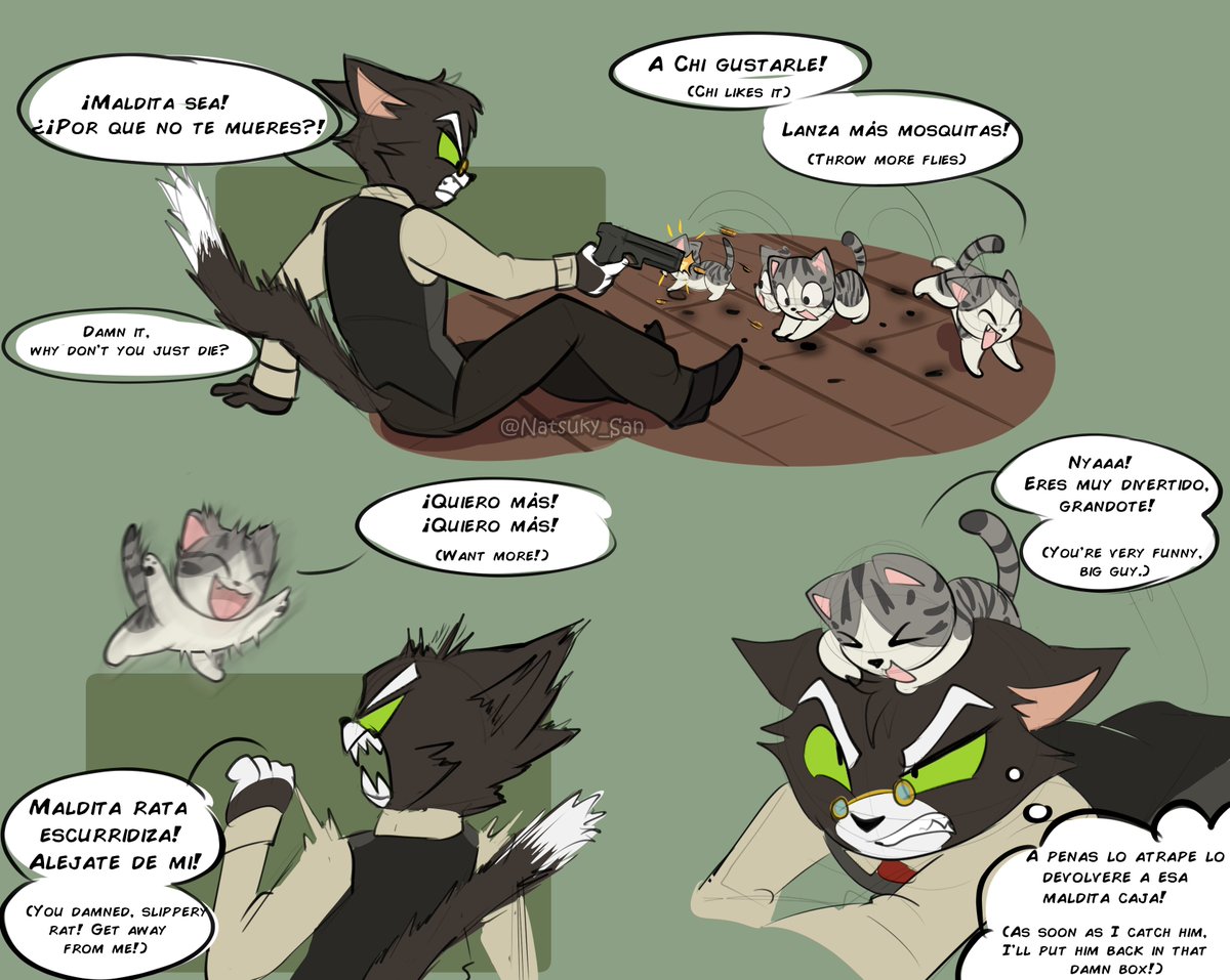 Final oculto 😶‍🌫️🐱
Son un completo desastre 
#finalspace #HazbinHotel #lackadaisy