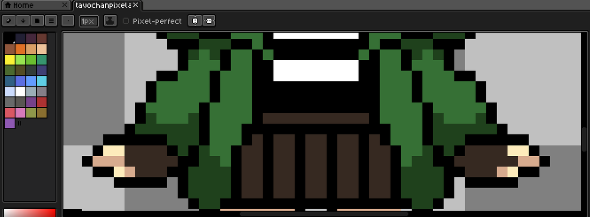 Probando el LibreSprite. En enero lo muestro completo.