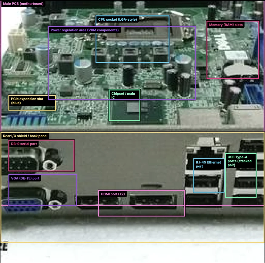 Motherboard labeling comparison
