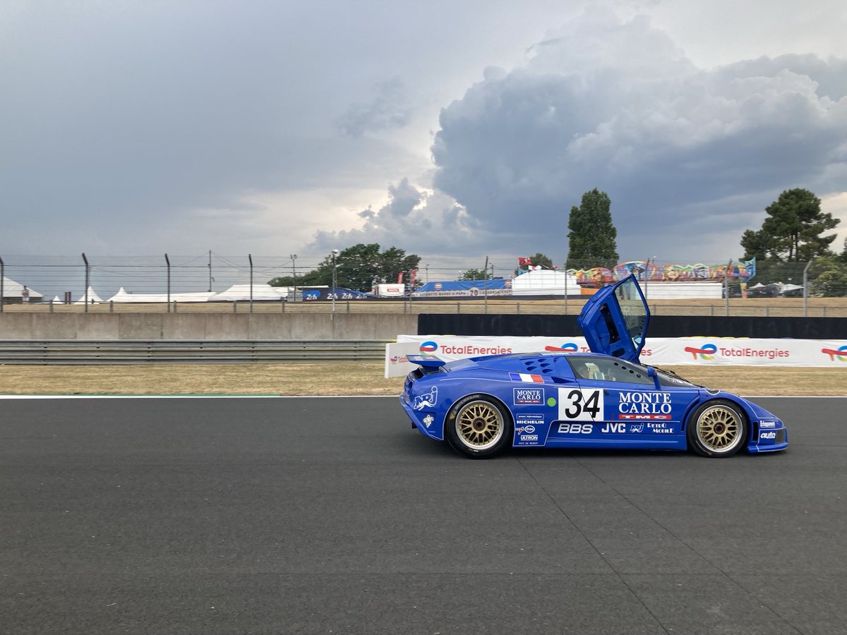 mattwarwick's tweet photo. A storm brews over circuit de la Sarthe https://t.co/7LrDDYK9iM