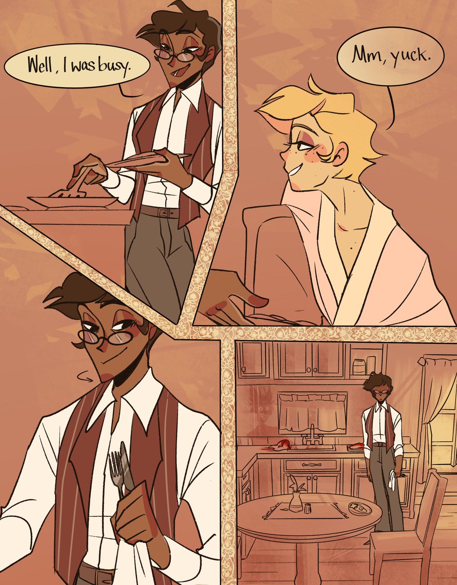 Silly Al he’s been dead for months! 

#HazbinHotel #RadioDust