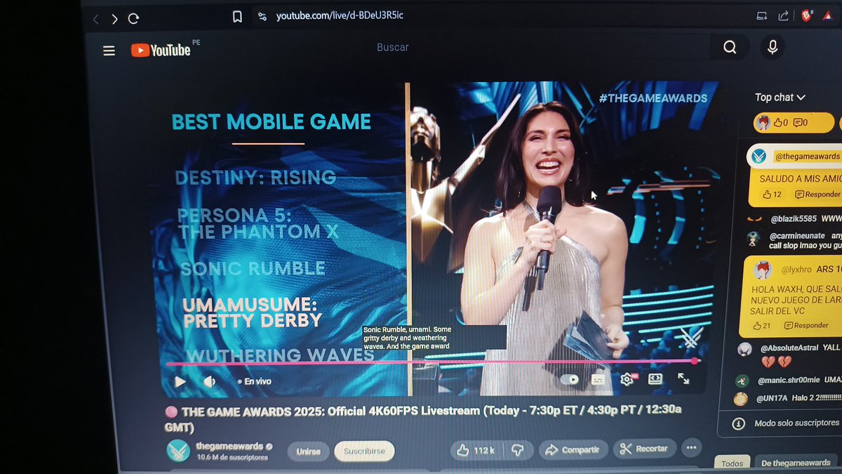 DenZ_PT's tweet photo. GANO UMA MUSUME VAMOS CARAJOOOOOO #TheGameAwards https://t.co/qrLJhAHfd1