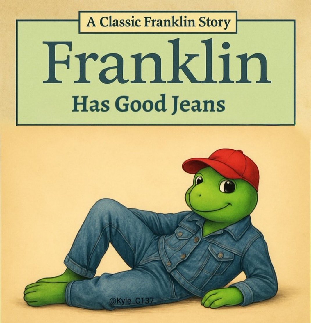 OnsolBobby's tweet photo. Franklin also has good jeans. https://t.co/IDhhCKJqm2