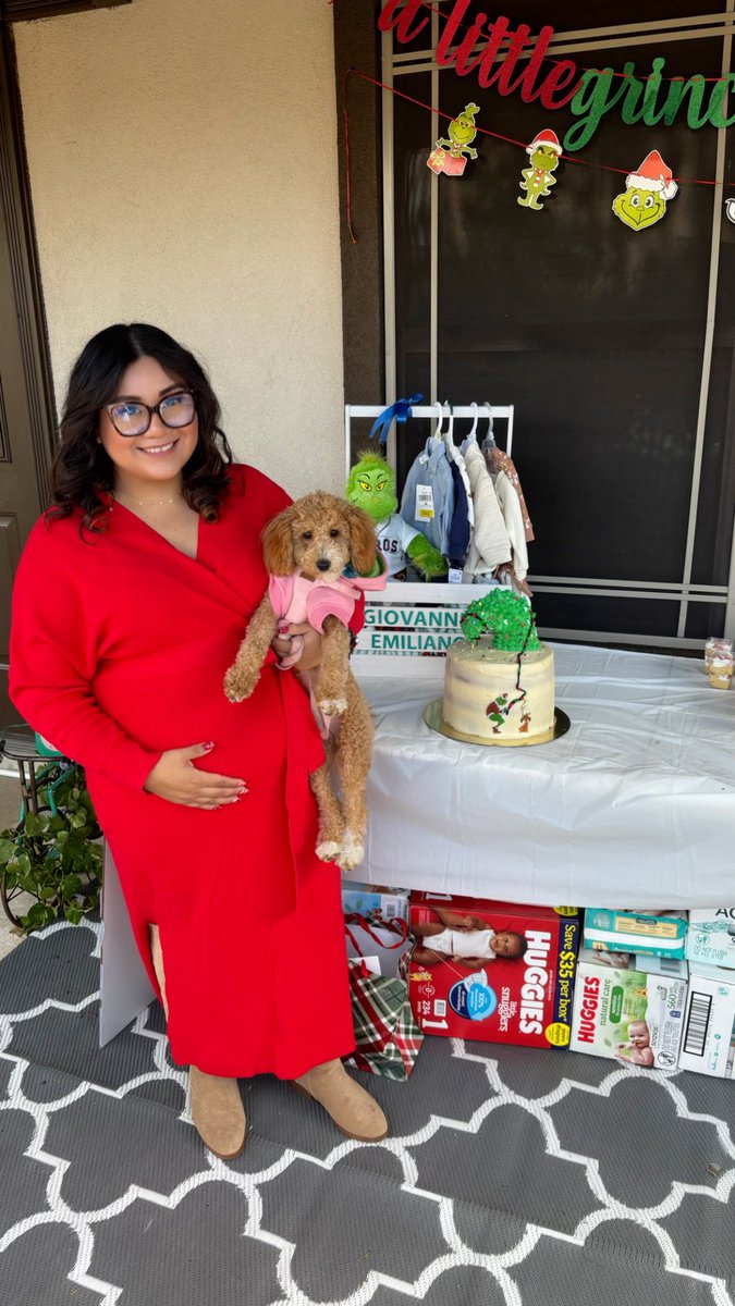 Sandy_Gee12's tweet photo. I went from being a dog mom to soon being a boy mom 😭🩵🐶 https://t.co/F2Qo8Vbtpd