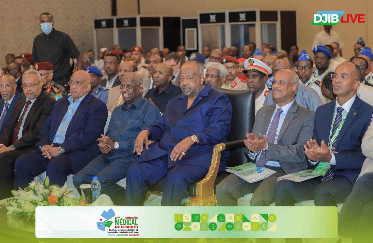LiveDjib's tweet image. Un rendez-vous scientifique national d’envergure 🇩🇯🩺
Le 2ᵉ Congrès Médical de Djibouti s’est tenu aujourd’hui au Djibouti Palace Kempinski, sous le haut patronage du Président de la République, Son Excellence Ismail Omar Guelleh.
Placée sous le signe de la science, de la…