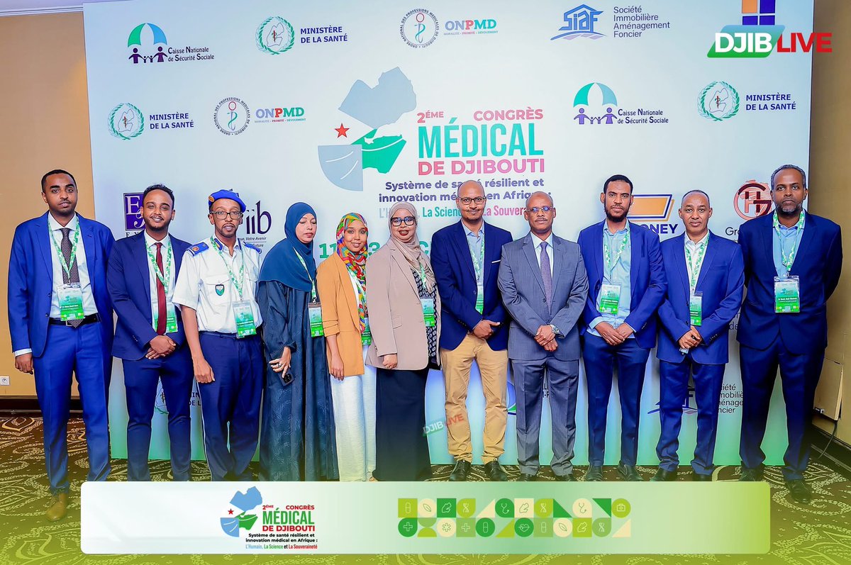 LiveDjib's tweet image. Un rendez-vous scientifique national d’envergure 🇩🇯🩺
Le 2ᵉ Congrès Médical de Djibouti s’est tenu aujourd’hui au Djibouti Palace Kempinski, sous le haut patronage du Président de la République, Son Excellence Ismail Omar Guelleh.
Placée sous le signe de la science, de la…