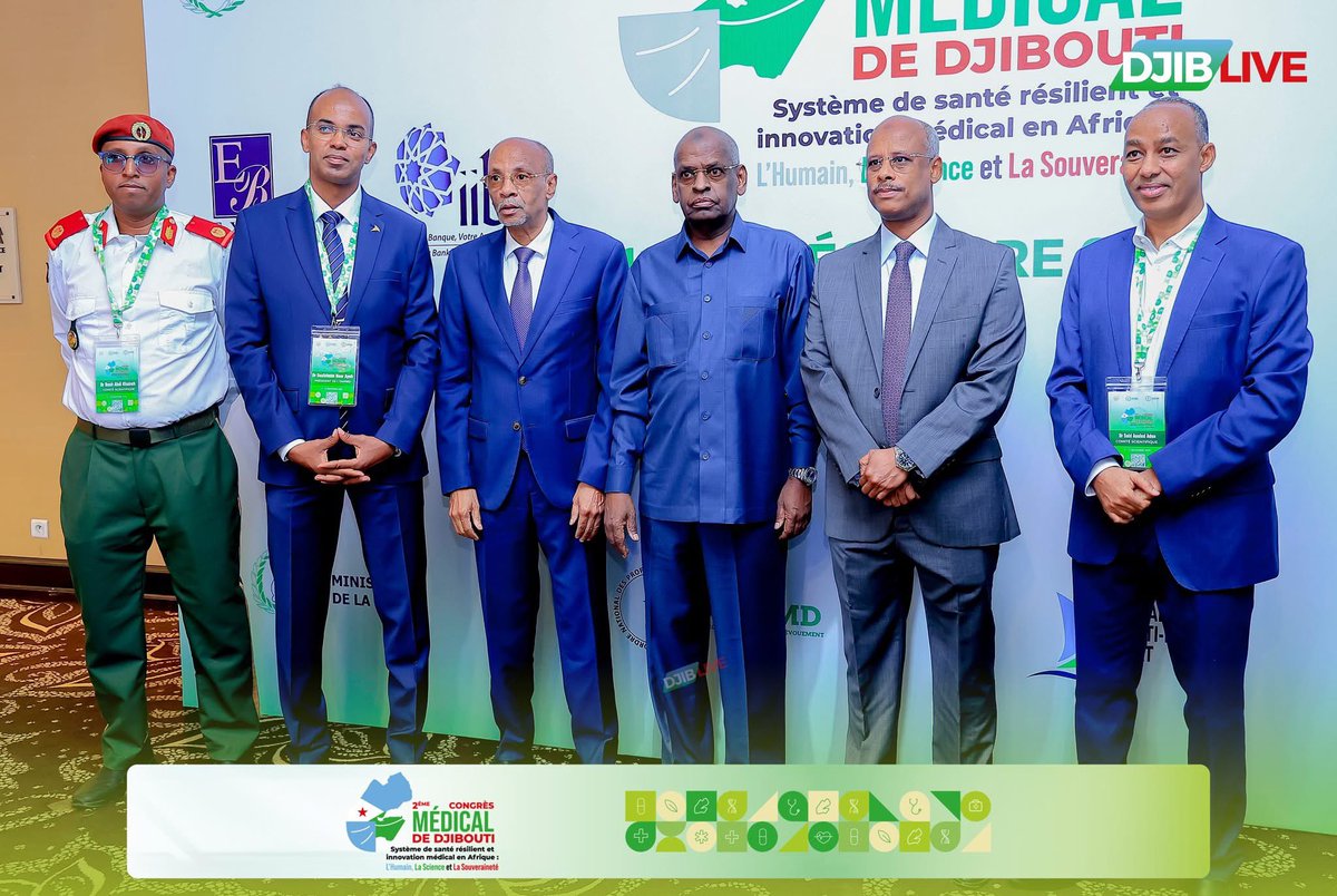 LiveDjib's tweet image. Un rendez-vous scientifique national d’envergure 🇩🇯🩺
Le 2ᵉ Congrès Médical de Djibouti s’est tenu aujourd’hui au Djibouti Palace Kempinski, sous le haut patronage du Président de la République, Son Excellence Ismail Omar Guelleh.
Placée sous le signe de la science, de la…