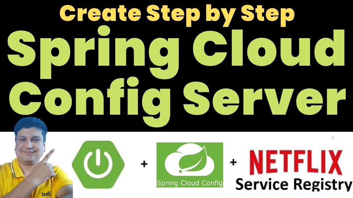 codeonedigest's tweet image. Create Spring Cloud Configuration Server for Microservices | Setup Eureka Service Discovery Server
youtu.be/Exoy4ZNAO9Y

#SpringCloud #MicroservicesArchitecture #SpringBootMicroservices #ConfigServer