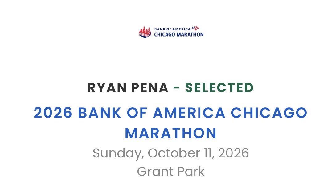 I can’t believe it!!! <a href="/ChiMarathon/">Chicago Marathon</a>…it’s on. #ChicagoMarathon