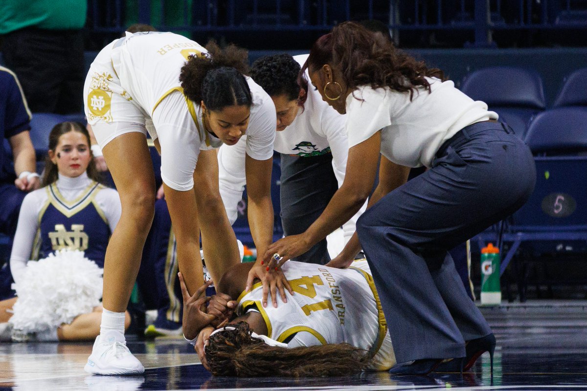 ND Star’s Agonizing Cries Shake Court After Injury; Coach Drops Update