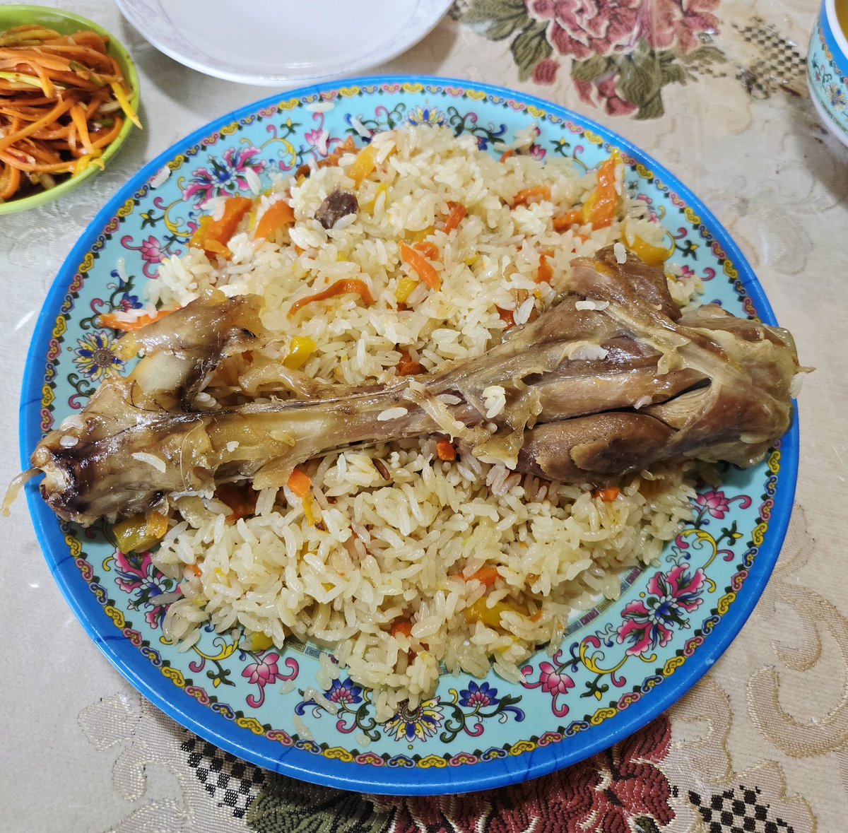 Beckeylin's tweet photo. Uyghur pilaf https://t.co/WiF3DZfzgr