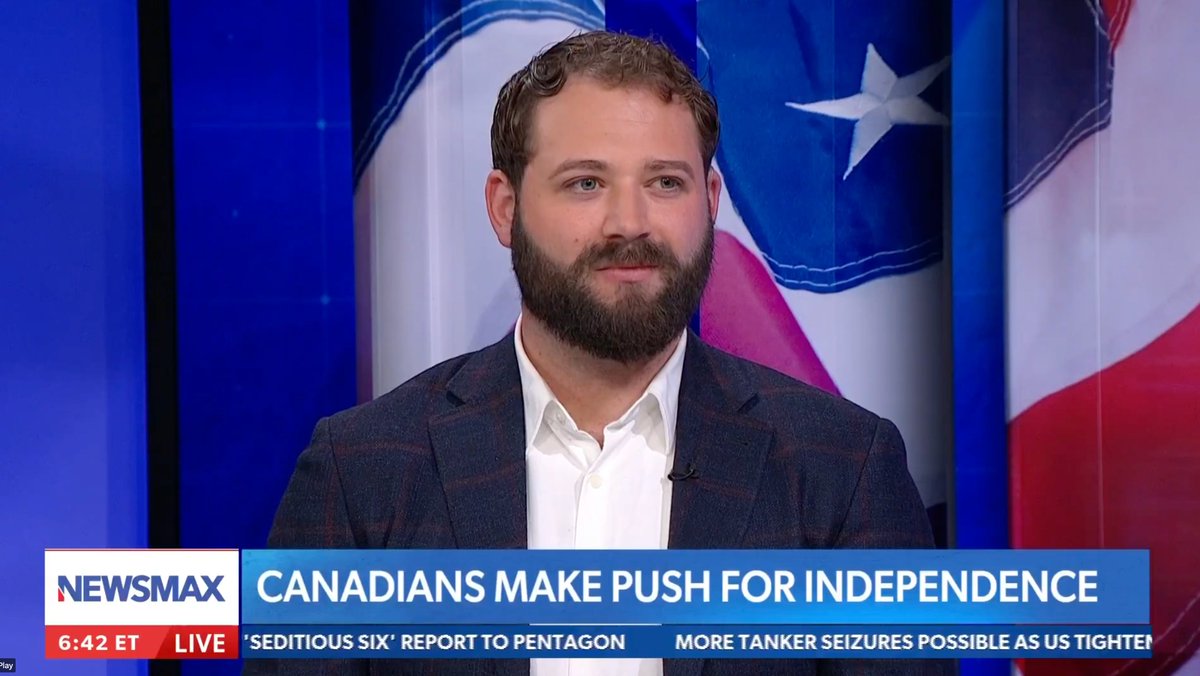 Alberta Republican Leader <a href="/Realcamdavies/">Cameron Davies</a> was featured on <a href="/NEWSMAX/">NEWSMAX</a>  in New York tonight. The message? Albertans want out of their toxic relationship with Ottawa, particularly after another fake conservative MP crossed the floor to join the failed Carney Liberals. #cdnpoli
