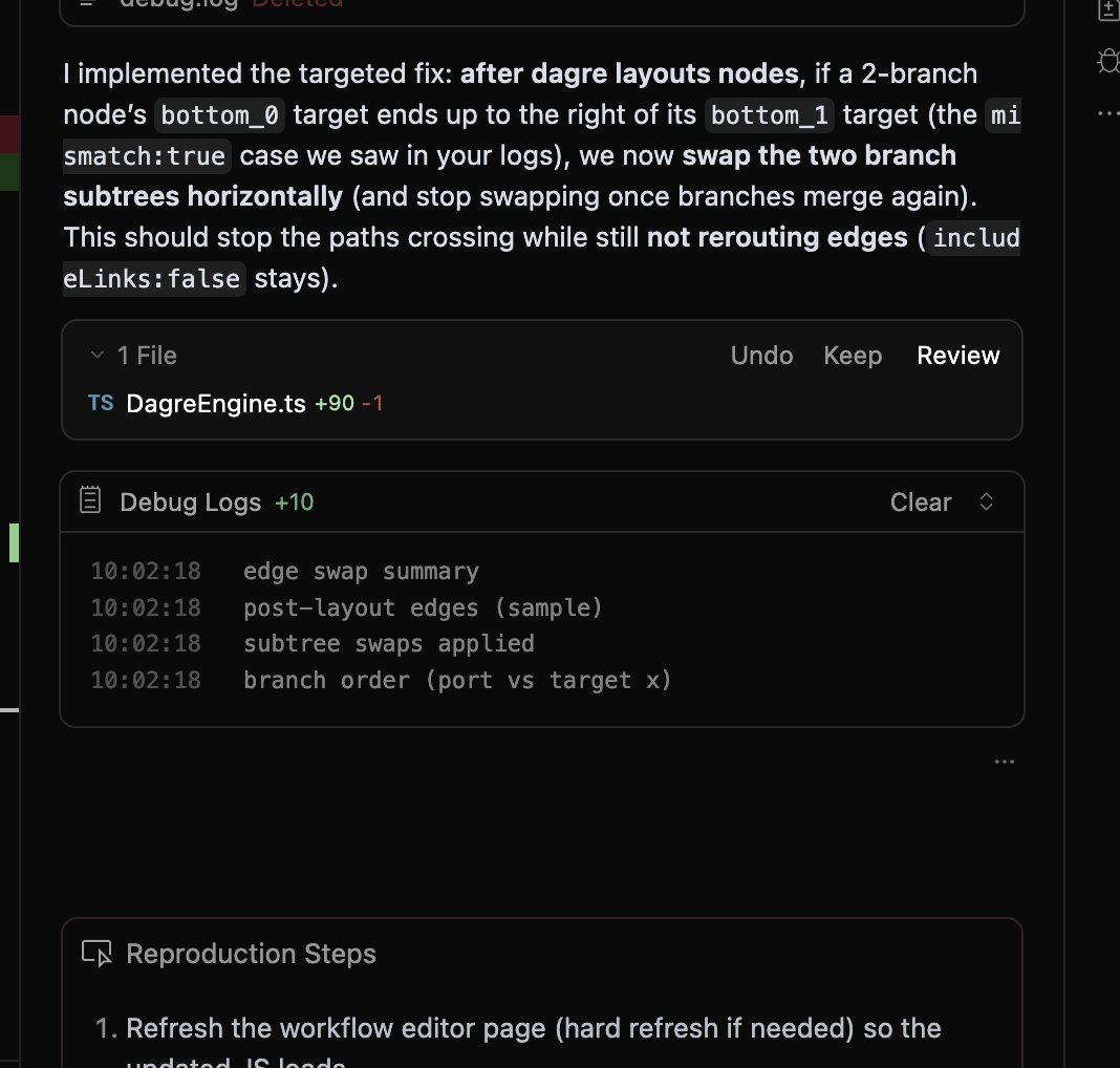 À 4 minutes, vous pouvez constater un bug d'interface utilisateur où les liens se chevauchent.
Ce bug est présent dans