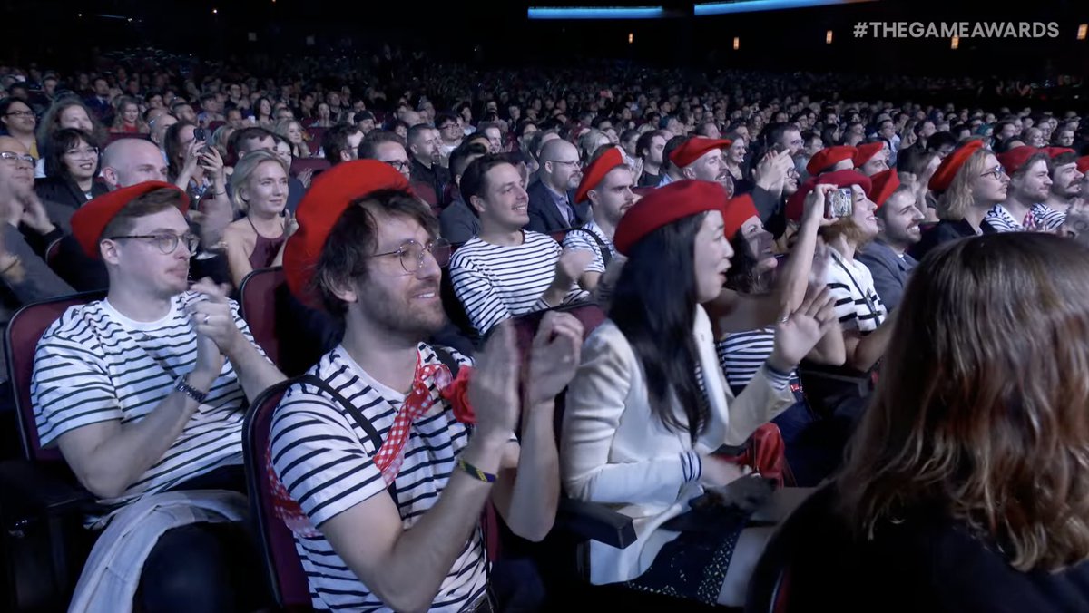 IGN's tweet image. The Clair Obscur team at #TheGameAwards