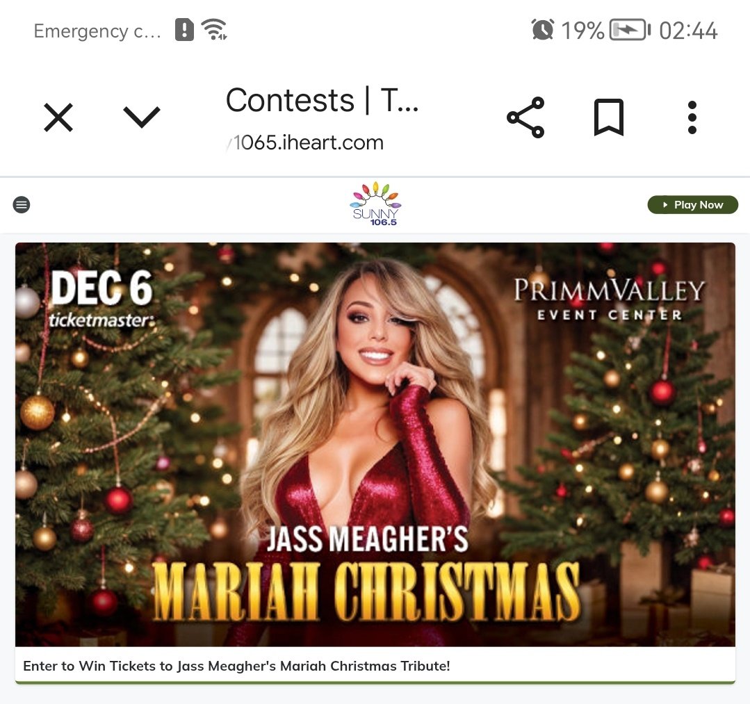 JassMeagher's tweet photo. Thank you to all the #fans for coming out &amp; #Vegas news, press outlets such as; #BroadwayWorld @KPVMTV @iHeartRadio @visitlasvegas_ for sharing my Las Vegas show #JassMeagher's Mariah Christmas with your millions of readers &amp; listeners! It was wonderful so many attended my show! https://t.co/I0XkWx6Un5