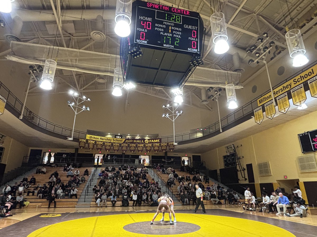 MHSATHLETICS4's tweet image. Off to a good start in the Spartan Gym! @miltonhershey