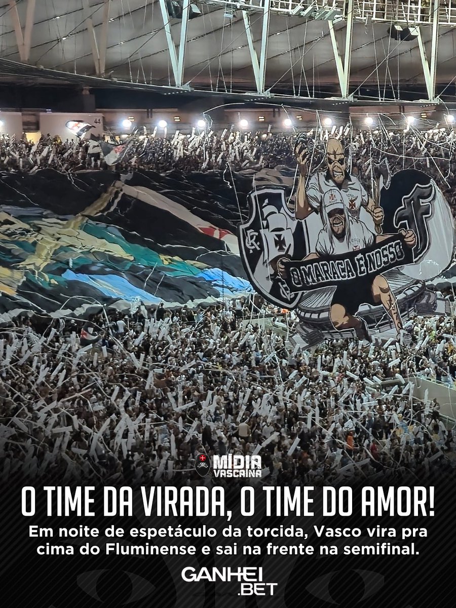midiavascaina's tweet photo. 💢❤️ No coração, na emoção. 

Nada ganho ainda. 

Pés no chão e pra cima deles. 

O MARACA É NOSSO! https://t.co/6Z0gHMvsQ7