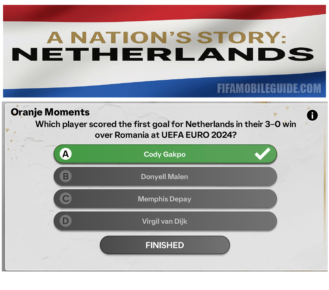 Netherlands trivia answer for today (Day 9)👇 

#fcmobile fifamobileguide.com/a-nations-stor…