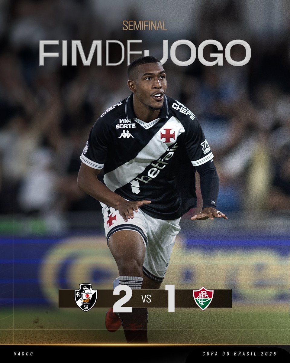 VascodaGama's tweet image. FIM DE JOGO NO MARACANÃ! O VASCO DA GAMA VIRA E VENCE!

O 𝐆𝐈𝐆𝐀𝐍𝐓𝐄 𝐃𝐀 𝐂𝐎𝐋𝐈𝐍𝐀 ESTÁ EM VANTAGEM NA BUSCA PELA FINAL! 💢

VAMOS JUNTOS PELA CLASSIFICAÇÃO! ✌️💢

⚽  RAYAN
⚽  VEGETTI

📸: Matheus Lima | #VascoDaGama

#VASxflu
#CopaDoBrasil2025