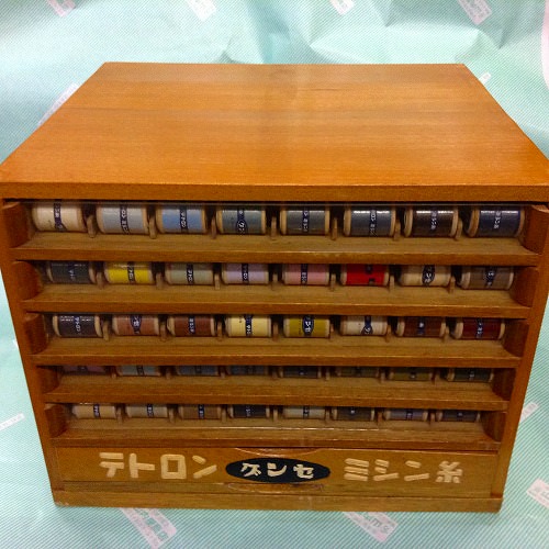 郡是株式会社 #昭和レトロ #インテリア #会津坂下 #ミシン #テトロン #糸