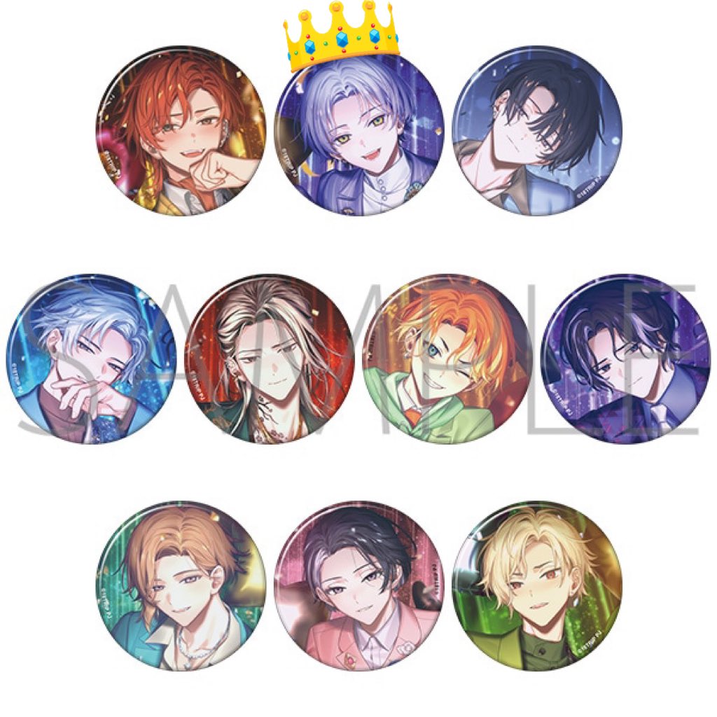 エイトリ 缶バ 缶バッジ 交換 仮約束 譲┋雪風 礼光 添 練牙 あく太 季