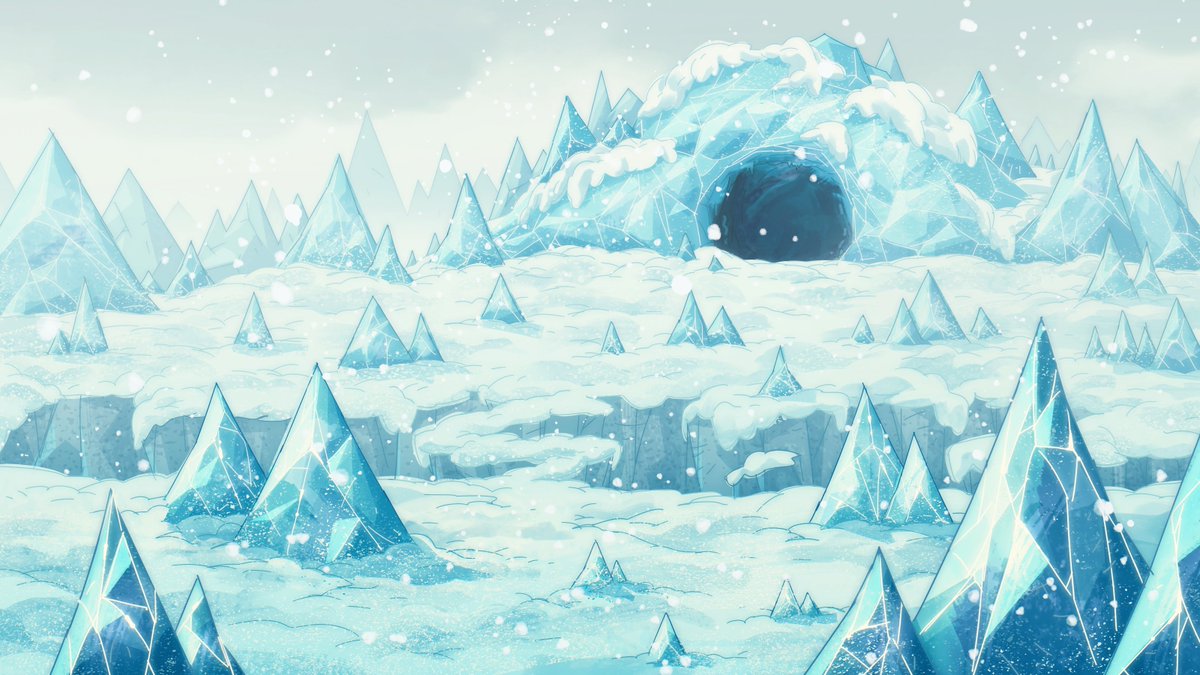 Some location designs for Space King 4! Heavily referenced the 1964 Rudolph movie for some of these ✨