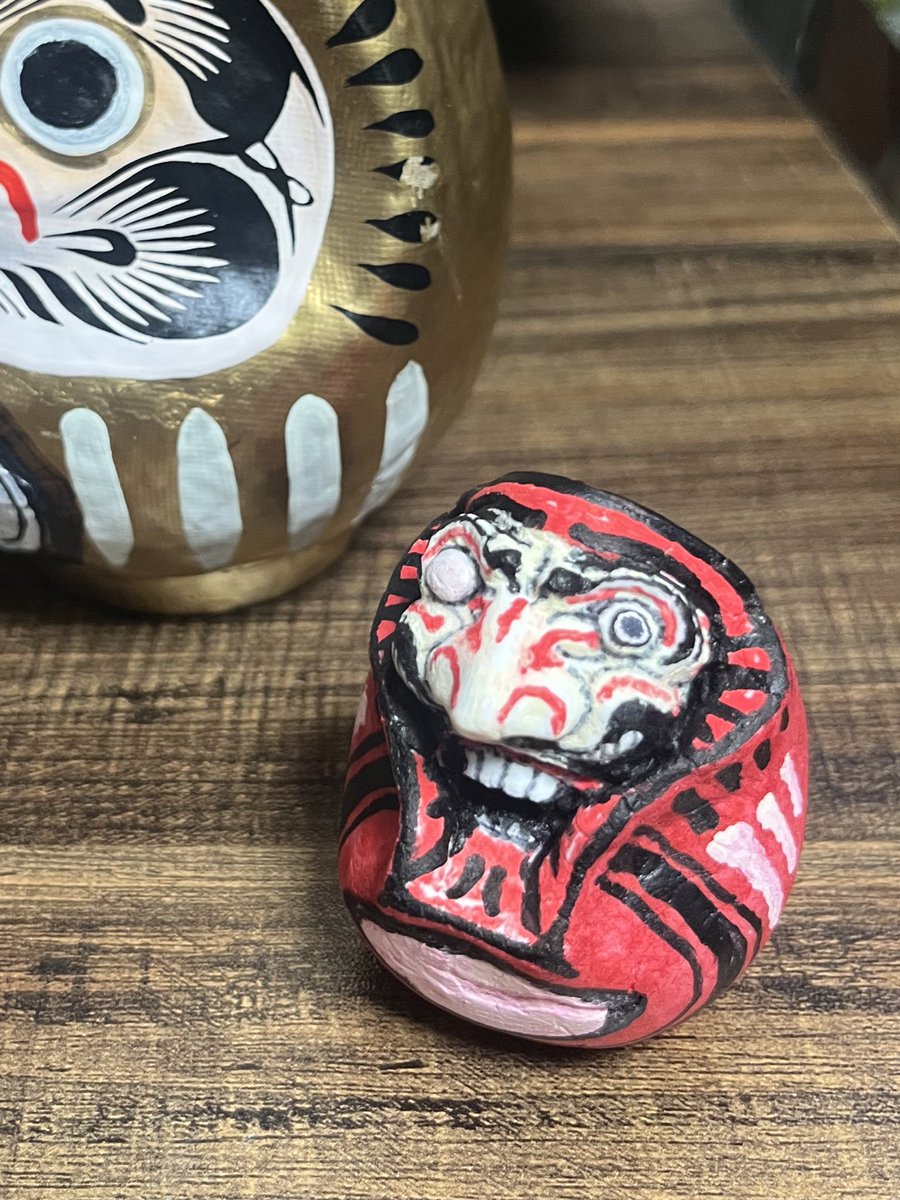 創作達磨 Post by へてろ📕C107 1日目 東5 『ツ-11b』 on X: 達磨さん作った