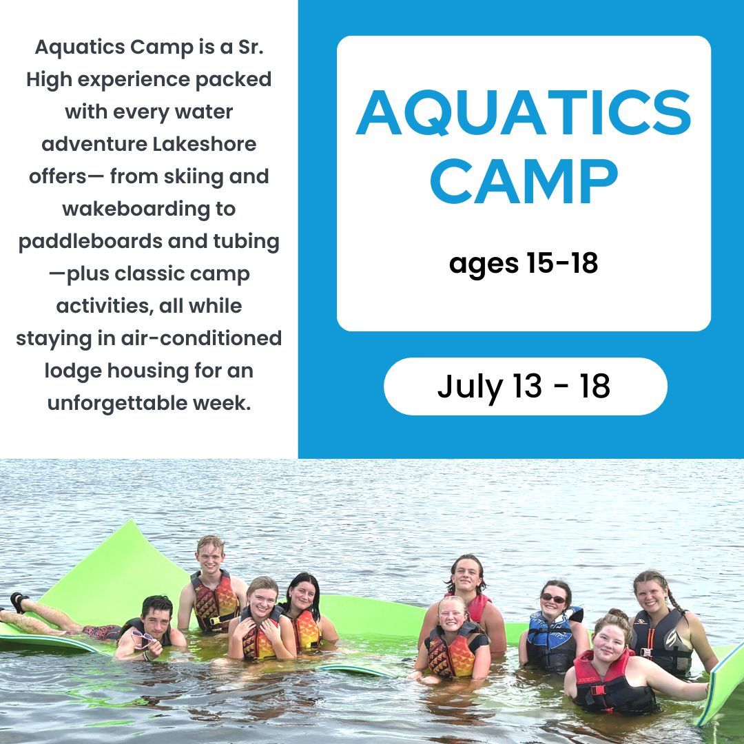 We can't forget about our senior high campers!! We have three amazing options for you!