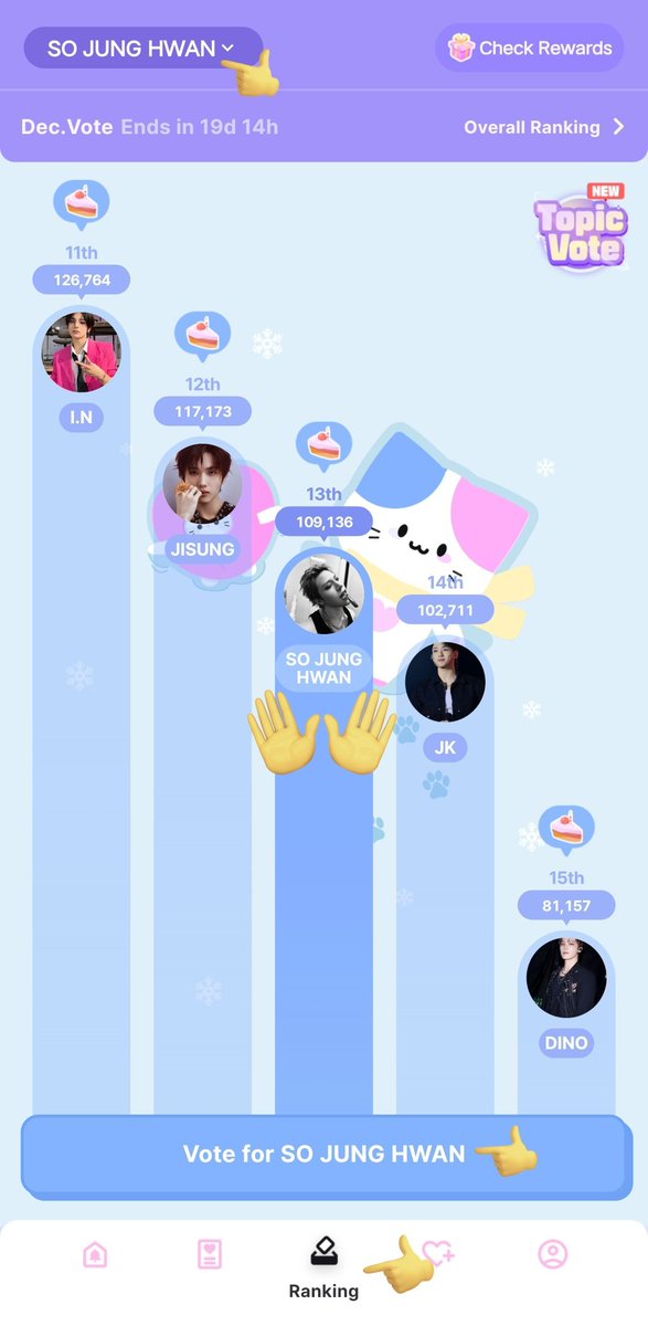 [B-DAY AD VOTING]

👋TEUMEs! 
Our FEBRUARY BIRTHDAY AD VOTING for #JUNGHWAN has only 8 days left!🚨
Please help us reach 350,000 more votes for our maknae!💪

📆Deadline: Dec. 20
DL Idoki app: play.google.com/store/apps/det…

🙏HELP SPREAD

#TREASURE #트레저 #トレジャー <a href="/treasuremembers/">TREASURE</a>