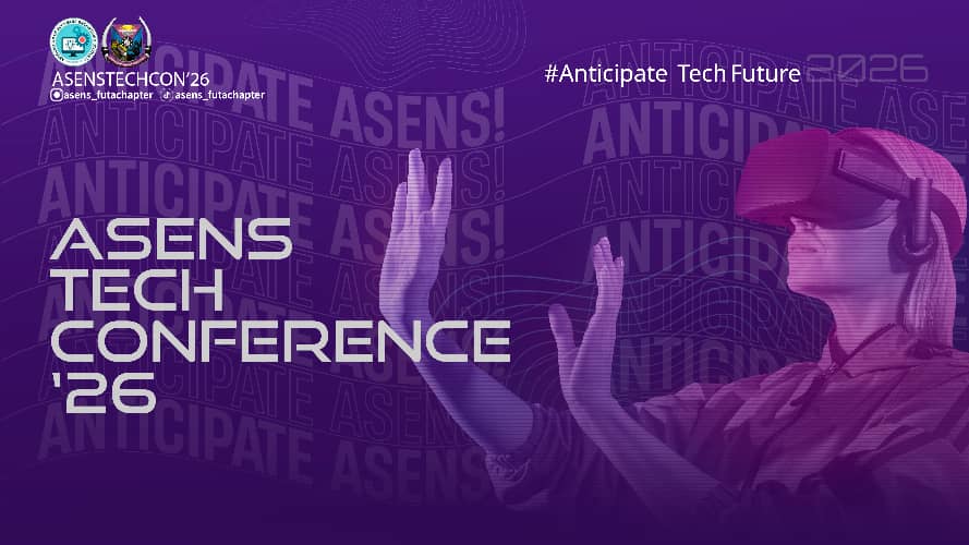ASENS_FUTA's tweet photo. Hello ASENITES📚 and Tech Enthusiasts 💻
  We proudly present
🔥 ASENS TECH CONFERENCE '26🥳🔥
This promises to be a transformative experience.
The official DATE 📅, TIME ⏰, and VENUE 📍 details will be unveiled shortly.
📢 ANTICIPATE* !!!!
Stay tuned!
#ASENSTECHCON26
#ASENITES https://t.co/QjKMo2SeO3