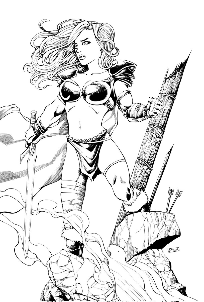 Random female barbarian I designed!