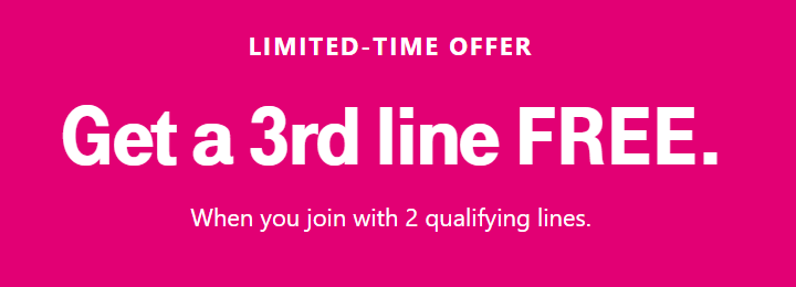 USCCStrategy's tweet image. T-Mobile: Free Line (Must Be Postpaid With 2+ Lines), showed in "my promotions" 
Signup #Tmobile ($100 bonus): referral.t-mobile.com/7DB4zDf