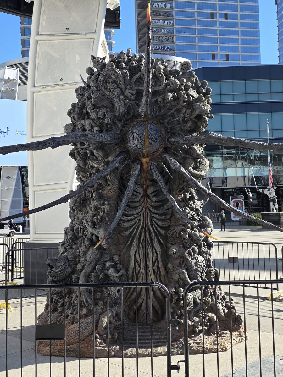 It's called the Hellstone. We're all ncreasingly divorced from physicality, so we wanted to build a monument for not only our international teams to gather around, but for the rest of the gaming community to rally around. We wanted people to get excited for the next big game on