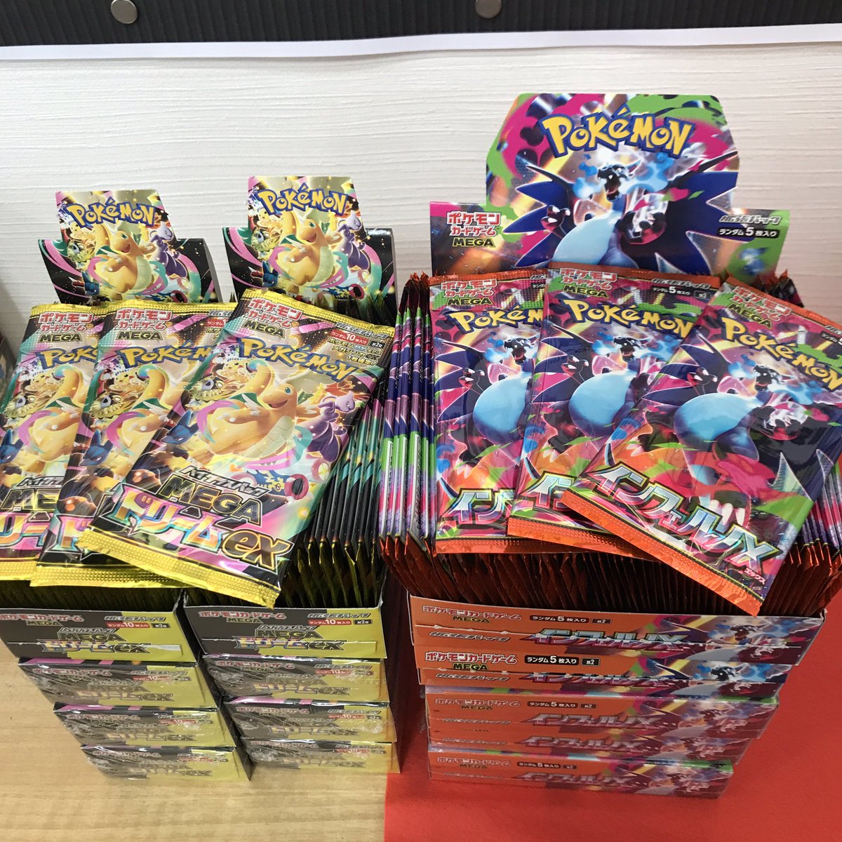 品切れしていたポケモンカードのメガドリームexとインフェルノX入荷