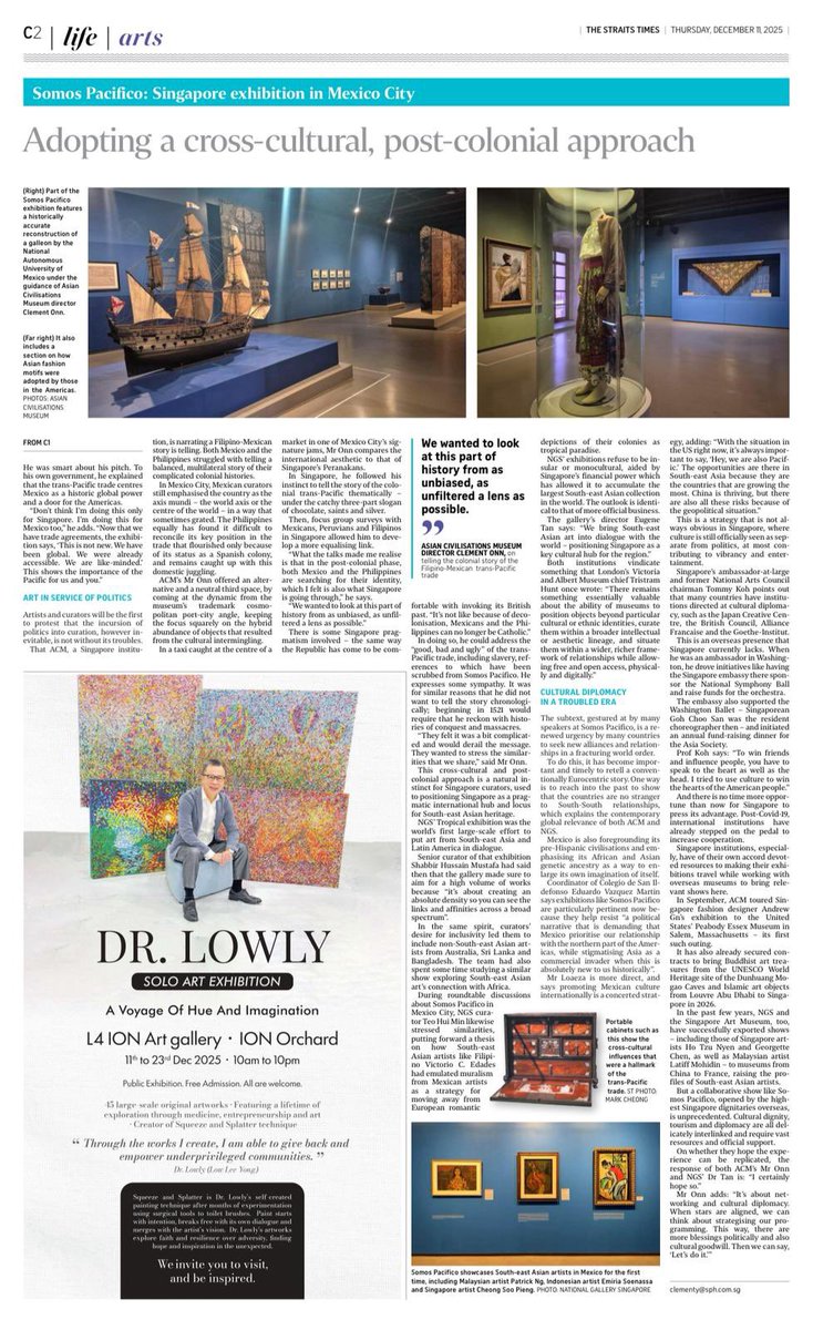 agarcialopezl's tweet image. Me honra haber colaborado en la concepción de #SomosPacífico, exposición en @SanIldefonsoMx que articula la historia compartida entre Asia y México. La Diplomacia Cultural fortalece los vínculos internacionales y profundiza la cooperación entre naciones. 🇲🇽🤝🏻🌏