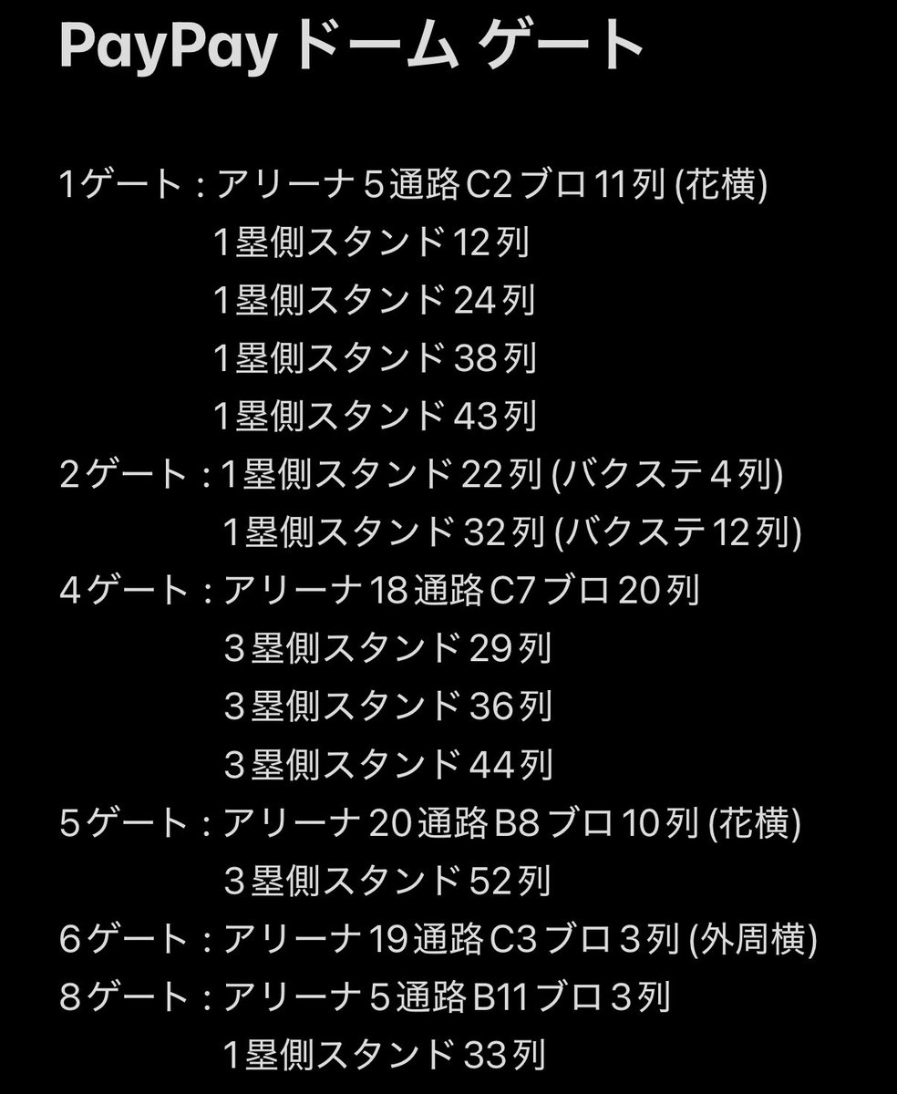 _ren0l23's tweet photo. 今日Hey! Say! JUMP 福岡PayPayドームのゲート出るみたいなのでご参考までに😌♡

 #HeySɑyJUMP  #福岡PayPayドーム https://t.co/KdmVQ5BeQN