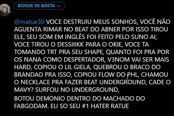 GRINGO DE BOSTA tweet media