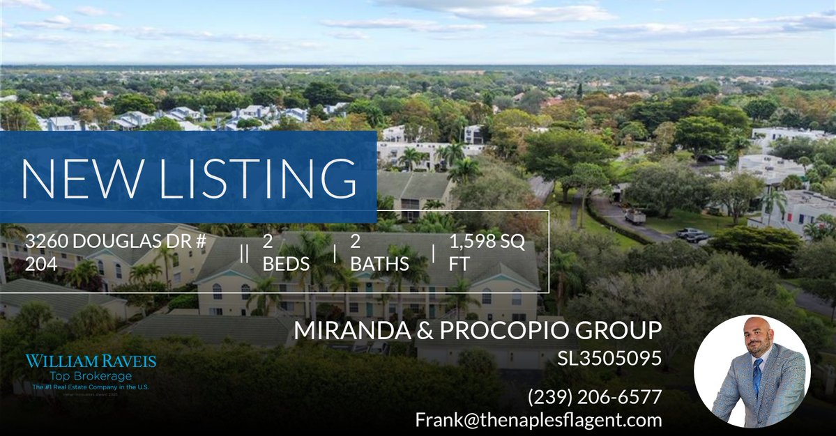 NaplesProcopio's tweet image. 📍 New Listing 📍 Take a look at this fantastic new property that just hit the market located at 3260 Douglas Dr # 204 in Naples. Reach out here or at (239) 206-6577 for more information homeforsale.at/3260_DOUGLAS_D…