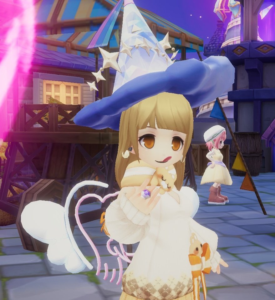 やっと今月のガチャ帽子手に入れた！
これ専用なのか分かんないけど特殊髪型気に入った(*´꒳`*)
 #ラグオリ  #ラグオリレポート