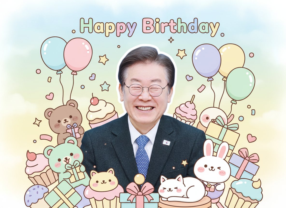 대통령님, 생신 축하드려요!
국민에게 늘 힘이 되어주시는 마음처럼
오늘은 대통령님께 행복이 가득하시길... 💙
대통령님과 함께하는 모든 날, 모든 순간 
감사하고 사랑합니다. 💙🫶💙

<a href="/Jaemyung_Lee/">이재명</a>